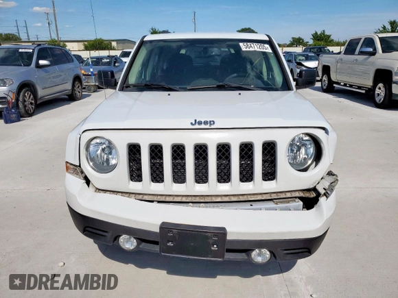 2017 Jeep Patriot Sport with VIN 1C4NJPBA6HD148711, listed as a Copart auction lot 58471205 with 85,918 mi miles and Salvage title. Bid and sale history available at DreamBid. Image 5.