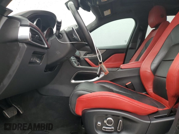 2019 Jaguar F-Pace S with VIN SADCM2FV6KA616206, listed as a Copart auction lot 89130945 with 50,257 mi miles and Non Repairable. Bid and sale history available at DreamBid. Image 7.