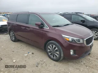 2015 Kia Sedona EX with VIN KNDMC5C13F6063903, listed as a Copart auction lot 44789095 with 108,378 mi miles and Salvage Title. Bid and sale history available at carsss.com. Image 4.