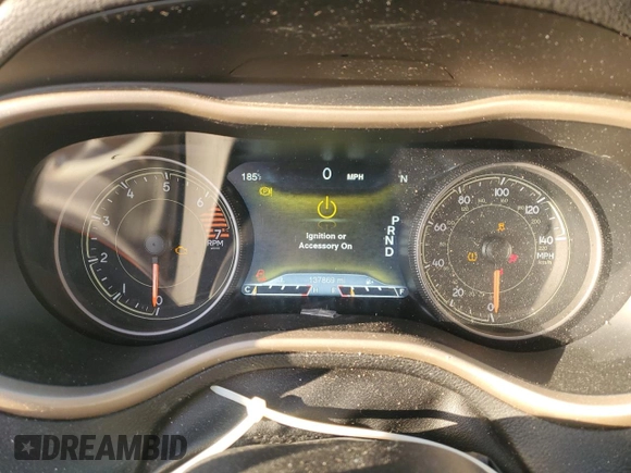 2017 Jeep Cherokee Limited with VIN 1C4PJLDBXHW522183, listed as a Copart auction lot 47146775 with 137,869 mi miles and Salvage Title. Bid and sale history available at carsss.com. Image 9.