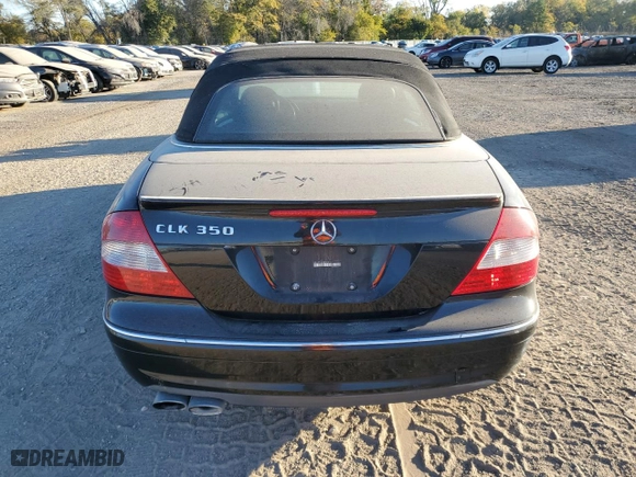 2009 Mercedes-Benz CLK-Class 3.5L with VIN WDBTK56F09F263615, listed as a Copart auction lot 75877104 with 162,245 mi miles and Salvage Title. Bid and sale history available at carsss.com. Image 6.
