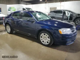 2013 Dodge Avenger SE with VIN 1C3CDZAB4DN741822, listed as a Copart auction lot 53188555 with 99,896 mi miles and Salvage Title. Bid and sale history available at carsss.com. Image 4.