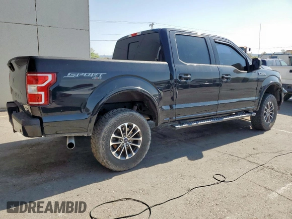 2019 Ford F-150 XL with VIN 1FTEW1EP2KFC25018, listed as a Copart auction lot 63105465 with 60,331 mi miles and Salvage title. Bid and sale history available at DreamBid. Image 3.