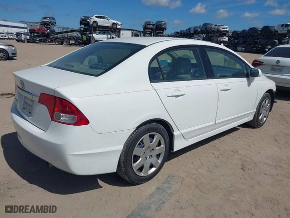 2010 Honda Civic Sdn LX with VIN 2HGFA1F5XAH551745, listed as a IAAI auction lot 41840242 with 19,231 mi miles. Bid and sale history available at carsss.com. Image 4.