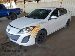 2011 Mazda Mazda3 i Sport with VIN JM1BL1UF5B1383693, listed as a Copart auction lot 53844125 with 92,009 mi miles and Salvage Title. Bid and sale history available at carsss.com. Image 1.