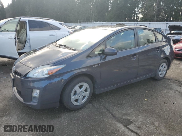 2011 Toyota Prius I with VIN JTDKN3DU0B1394637, listed as a Copart auction lot 88992735 with 195,608 mi miles and Salvage Title. Bid and sale history available at carsss.com. Image 1.