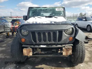 2011 Jeep Wrangler Rubicon with VIN 1J4HA6D11BL536151, listed as a Copart auction lot 44581625 with Not Provided miles and Salvage Title. Bid and sale history available at carsss.com. Image 5.