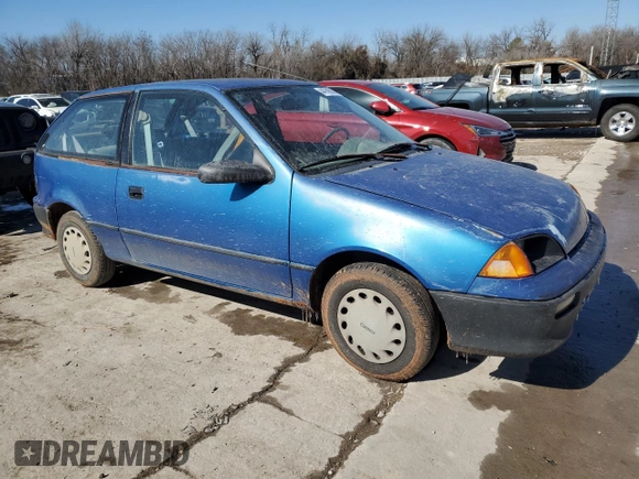 1993 Geo Metro z VIN 2C1MR2466P6765682, wystawiony jako Copart lot #44769555 z przebiegiem 145 065 mil mil oraz Szkody całkowita. Historia ofert i sprzedaży dostępna na DreamBid. Obrazek 4.