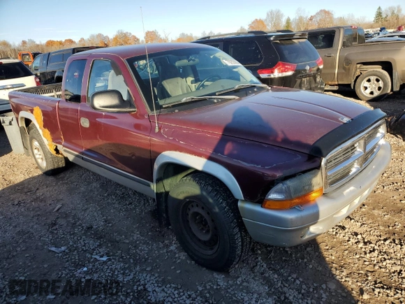 2003 Dodge Dakota SLT with VIN 1D7HL42X43S226116, listed as a Copart auction lot 79293694 with 160,788 mi miles and Clean Title. Bid and sale history available at carsss.com. Image 4.