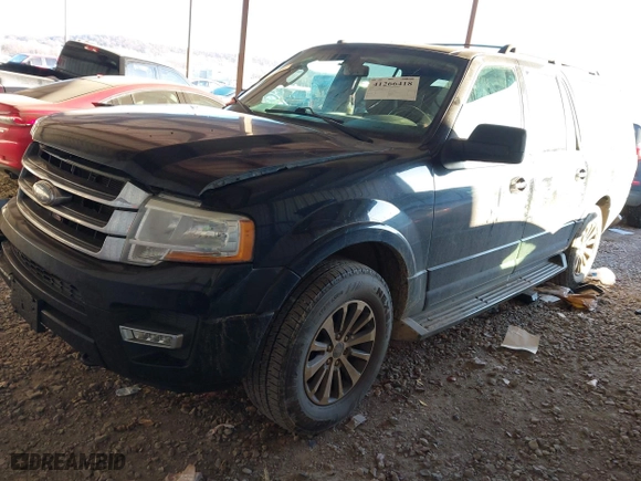 2017 Ford Expedition EL XLT with VIN 1FMJK1JT9HEA12221, listed as a IAAI auction lot 41266418 with 158,784 mi miles. Bid and sale history available at carsss.com. Image 17.