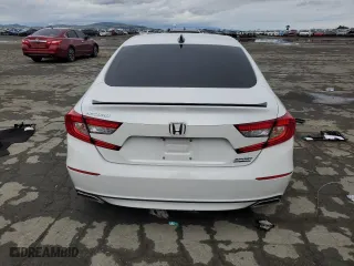 2022 Honda Accord Sedan Sport SE with VIN 1HGCV1F43NA055737, listed as a Copart auction lot 43815695 with 0 mi miles and Salvage Title. Bid and sale history available at carsss.com. Image 6.
