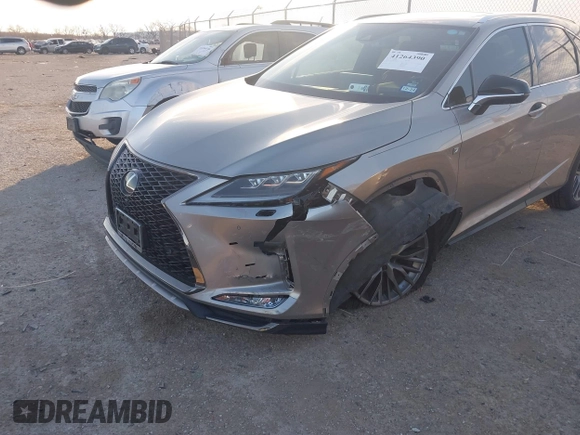 2022 Lexus RX with VIN 2T2YZMDA8NC326768, listed as a IAAI auction lot 41264390 with 36,217 mi miles. Bid and sale history available at carsss.com. Image 6.