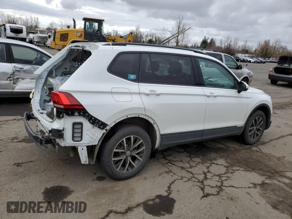 2021 Volkswagen Tiguan S with VIN 3VV0B7AX1MM074272, listed as a Copart auction lot 43519695 with 35,021 mi miles and Salvage title. Bid and sale history available at DreamBid. Image 3.