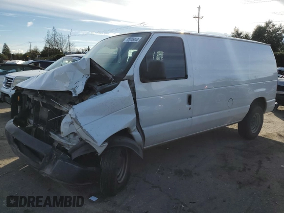 2011 Ford Econoline Cargo Commercial with VIN 1FTNE1EW6BDB06376, listed as a Copart auction lot 87075044 with 229,271 mi miles and Salvage Title. Bid and sale history available at DreamBid. Image 1.