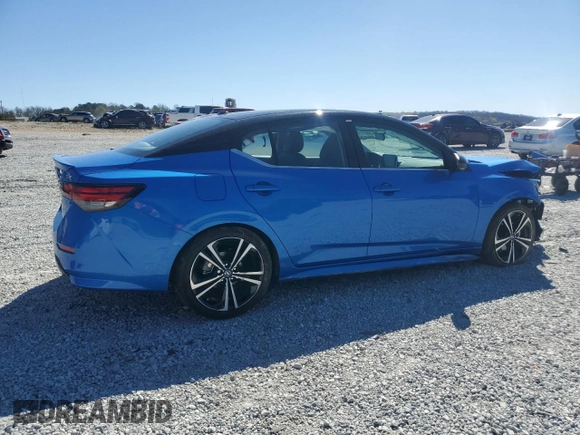 2023 Nissan Sentra SR with VIN 3N1AB8DVXPY314759, listed as a Copart auction lot 49971735 with 14,871 mi miles and Salvage Title. Bid and sale history available at carsss.com. Image 3.