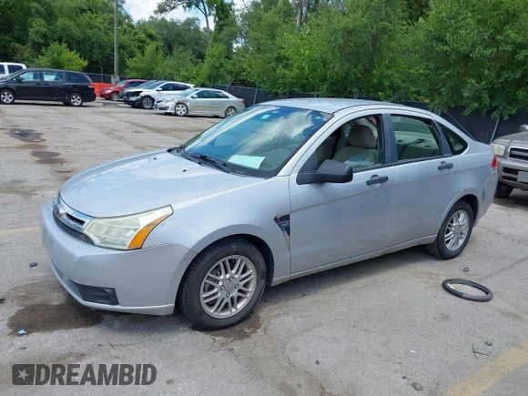 2008 Ford Focus SE with VIN 1FAHP35N58W285331, listed as a IAAI auction lot 42750470 with 190,517 mi miles and . Bid and sale history available at DreamBid. Image 2.