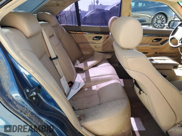 2001 BMW 7 Series 740iA with VIN WBAGG83441DN88645, listed as a Copart auction lot 47243405 with 0 mi miles and Clean Title. Bid and sale history available at carsss.com. Image 10.