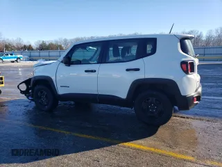 2020 Jeep Renegade Sport with VIN ZACNJBAB3LPK96545, listed as a Copart auction lot 87240914 with 60,586 mi miles and Salvage title. Bid and sale history available at DreamBid. Image 2.