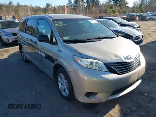 2015 Toyota Sienna L with VIN 5TDZK3DC6FS543494, listed as a IAAI auction lot 40984941 with 146,352 mi miles and . Bid and sale history available at DreamBid. Image 1.