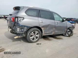 2020 Nissan Pathfinder SL with VIN 5N1DR2CN7LC601365, listed as a Copart auction lot 57273725 with 44,503 mi miles and Salvage title. Bid and sale history available at DreamBid. Image 3.