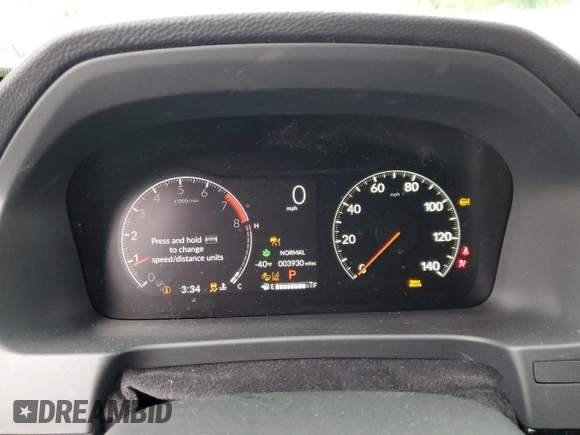 2024 Honda Ridgeline Black Edition with VIN 5FPYK3F8XRB030740, listed as a Copart auction lot 55117555 with 3,930 mi miles and Salvage title. Bid and sale history available at DreamBid. Image 9.
