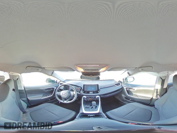 2020 Toyota RAV4 LE with VIN 2T3H1RFV6LC049907, listed as a Copart auction lot 50608605 with 45,296 mi miles and Salvage Title. Bid and sale history available at carsss.com. Image 13.