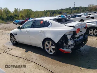 2018 Jaguar XE 25t Prestige with VIN SAJAK4FX4JCP41232, listed as a Copart auction lot 71660334 with 53,207 mi miles and Salvage Title. Bid and sale history available at carsss.com. Image 2.