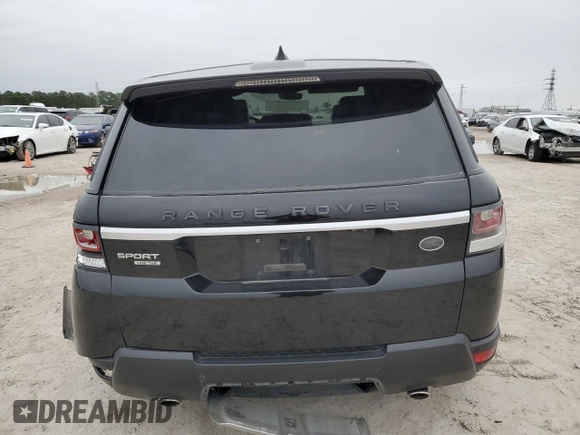 2017 Land Rover Range Rover Sport HSE with VIN SALWR2FK6HA129458, listed as a Copart auction lot 46280735 with 135,469 mi miles and Salvage Title. Bid and sale history available at carsss.com. Image 6.
