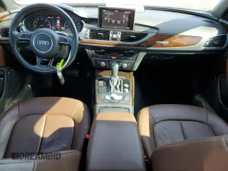 2017 Audi A6 Premium Plus with VIN WAUF2AFC9HN133847, listed as a Copart auction lot 47553955 with 57,064 mi miles and Salvage Title. Bid and sale history available at carsss.com. Image 8.