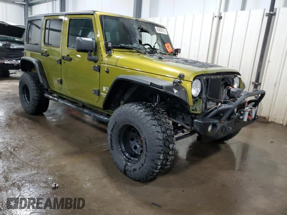 2007 Jeep Wrangler Unlimited X with VIN 1J4GB39177L184300, listed as a Copart auction lot 45992015 with Not provided miles and Non repairable. Bid and sale history available at DreamBid. Image 4.