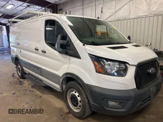 2021 Ford Transit Cargo with VIN 1FTBR1Y82MKA76523, listed as a IAAI auction lot 42679221 with 39,449 mi miles and . Bid and sale history available at DreamBid. Image 12.