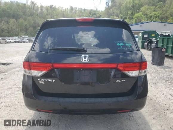 2016 Honda Odyssey Touring Elite with VIN 5FNRL5H97GB038917, listed as a Copart auction lot 54479375 with 165,432 mi miles and Salvage Title. Bid and sale history available at DreamBid. Image 6.