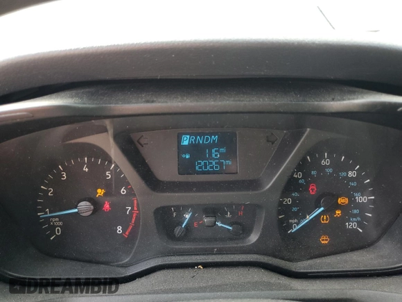 2015 Ford Transit Cargo with VIN 1FTNR1YM5FKA13168, listed as a Copart auction lot 58669105 with 120,267 mi miles and Clean title. Bid and sale history available at DreamBid. Image 9.