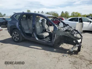 2018 Honda CR-V EX with VIN 7FARW2H5XJE101488, listed as a Copart auction lot 54126255 with 0 mi miles and Salvage Title. Bid and sale history available at carsss.com. Image 4.