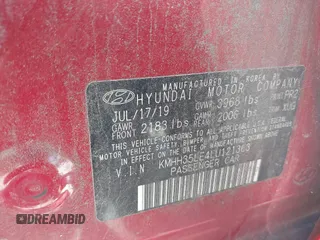 2020 Hyundai Elantra z VIN KMHH35LE4LU121363, wystawiony jako IAAI lot #41888786 z przebiegiem 64 143 mil mil oraz . Historia ofert i sprzedaży dostępna na DreamBid. Obrazek 9.