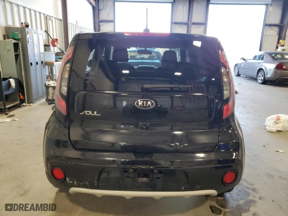 2019 Kia Soul + with VIN KNDJP3A59K7662939, listed as a Copart auction lot 46654785 with 99,864 mi miles and Salvage Title. Bid and sale history available at carsss.com. Image 6.