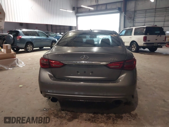 2018 Infiniti Q50 Luxe with VIN JN1EV7AP9JM366158, listed as a IAAI auction lot 41624764 with 76,550 mi miles and . Bid and sale history available at DreamBid. Image 16.