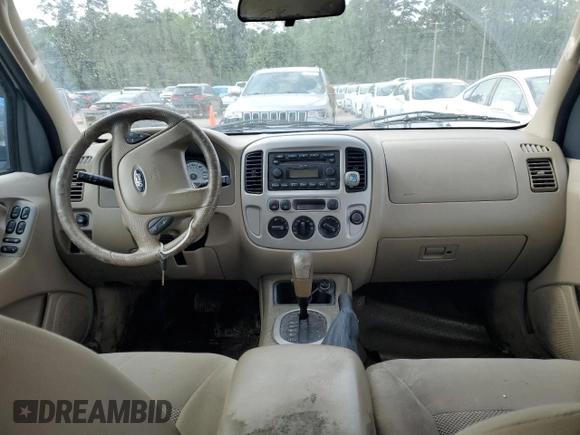 2006 Ford Escape XLT with VIN 1FMYU03146KC34615, listed as a Copart auction lot 55096195 with 144,398 mi miles and Salvage Title. Bid and sale history available at DreamBid. Image 8.