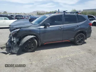 2021 Subaru Forester Special Sports с VIN JF2SKARC6MH406198, выставлен на аукционе Copart как лот 56605615 с пробегом 54 518 миль миль и Списание • Salvage title. История ставок и продаж доступна на DreamBid. Изображение 1.