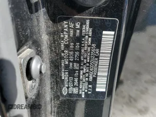 2013 Hyundai Genesis 3.8L z VIN KMHGC4DD5DU235658, wystawiony jako Copart lot #58000435 z przebiegiem 131 702 mil mil oraz Szkoda całkowita • Salvage title. Historia ofert i sprzedaży dostępna na DreamBid. Obrazek 12.