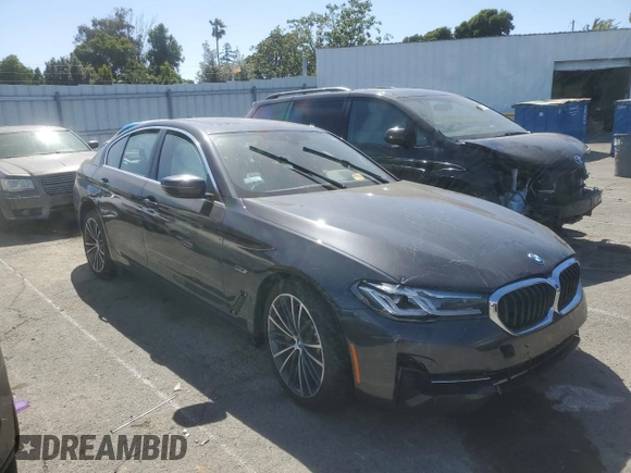 2023 BMW 5 Series 530e with VIN WBA13AG00PCL24045, listed as a Copart auction lot 84961634 with Not provided miles and Salvage title. Bid and sale history available at DreamBid. Image 4.