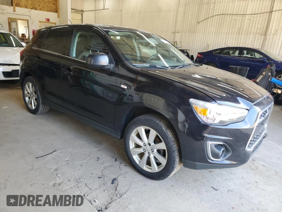 2013 Mitsubishi Outlander Sport SE with VIN 4A4AR4AU7DE014658, listed as a Copart auction lot 53683065 with 171,652 mi miles and Clean Title. Bid and sale history available at carsss.com. Image 4.