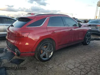 2022 Genesis GV70 Sport z VIN KMUMCDTC4NU010789, wystawiony jako Copart lot #68977264 z przebiegiem Nie podano mil oraz Czysty tytuł • Clean title. Historia ofert i sprzedaży dostępna na DreamBid. Obrazek 3.