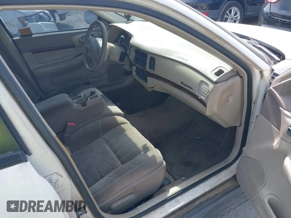 2002 Chevrolet Impala z VIN 2G1WF55E929133402, wystawiony jako IAAI lot #42107833 z przebiegiem Nie podano mil oraz . Historia ofert i sprzedaży dostępna na DreamBid. Obrazek 5.