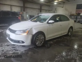 2012 Volkswagen Jetta Sedan SEL w/Sunroof with VIN 3VWLX7AJ7CM305373, listed as a Copart auction lot 44760535 with 66,268 mi miles and Salvage Title. Bid and sale history available at carsss.com. Image 1.