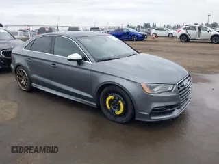 2015 Audi S3 2.0T Prestige with VIN WAUFFGFF3F1062733, listed as a IAAI auction lot 41725140 with 106,815 mi miles. Bid and sale history available at carsss.com. Image 1.
