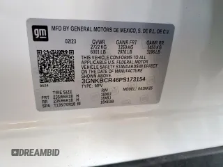 2023 Chevrolet Blazer LT с VIN 3GNKBCR46PS173154, выставлен на аукционе Copart как лот 64521895 с пробегом 50 181 миль миль и Чистый • Clean title. История ставок и продаж доступна на DreamBid. Изображение 13.