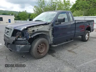 2005 Ford F-150 XL with VIN 1FTRF14W55NC03700, listed as a Copart auction lot 55647385 with 58,954 mi miles and Salvage title. Bid and sale history available at DreamBid. Image 1.