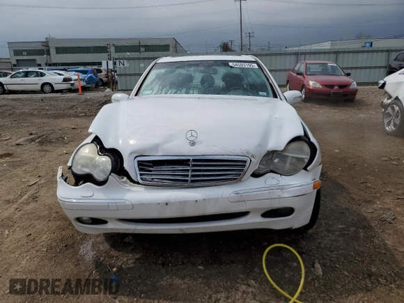 2001 Mercedes-Benz C 320 z VIN WDBRF64J41F032524, wystawiony jako Copart lot #54593195 z przebiegiem 108 126 mil mil oraz Szkoda całkowita • Salvage title. Historia ofert i sprzedaży dostępna na DreamBid. Obrazek 5.