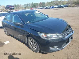 2014 Honda Accord Sedan LX with VIN 1HGCR2F3XEA082094, listed as a IAAI auction lot 42130080 with 84,464 mi miles. Bid and sale history available at carsss.com. Image 1.